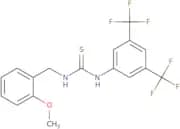 1-(3,5-bis(trifluoromethyl)phenyl)-3-((2-methoxyphenyl)methyl)thiourea