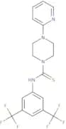 ((3,5-bis(trifluoromethyl)phenyl)amino)(4-(2-pyridyl)piperazinyl)methane-1-thione