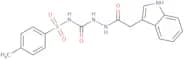 1-(2-(indol-3-yl)-acetyl)-4-(4-toluenesulphonyl)semicarbazide