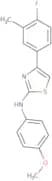 (4-(4-fluoro-3-methylphenyl)(2,5-thiazolyl))(4-methoxyphenyl)amine