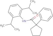 N-[2,6-bis(propan-2-yl)phenyl]-1-phenylcyclopentane-1-carboxamide
