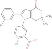 2-(3-bromophenyl)-1-(4-chloro-3-nitrophenyl)-6,6-dimethyl-5,6,7-trihydroindol-4-one