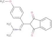 2-(2-aza-2-(dimethylamino)-1-(4-methoxyphenyl)vinyl)indane-1,3-dione
