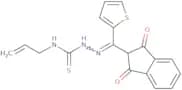 2-(2-aza-2-(((prop-2-enylamino)thioxomethyl)amino)-1-(2-thienyl)vinyl)indane-1,3-dione