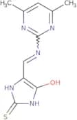 5-(((4,6-dimethylpyrimidin-2-yl)amino)methylene)-2-thioxoimidazolidin-4-one