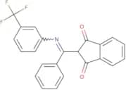 2-(2-aza-1-phenyl-2-(3-(trifluoromethyl)phenyl)vinyl)indane-1,3-dione