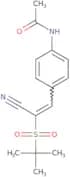 N-(4-(2-((tert-butyl)sulfonyl)-2-nitrilovinyl)phenyl)ethanamide