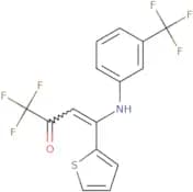 1,1,1-trifluoro-4-(2-thienyl)-4-((3-(trifluoromethyl)phenyl)amino)but-3-en-2-one