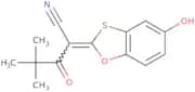 2-(5-hydroxybenzo[c]2,5-oxathiolen-2-ylidene)-4,4-dimethyl-3-oxopentanenitrile