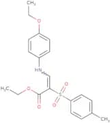 ethyl 3-((4-ethoxyphenyl)amino)-2-((4-methylphenyl)sulfonyl)prop-2-enoate