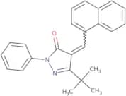 3-(tert-butyl)-4-(naphthylmethylene)-1-phenyl-2-pyrazolin-5-one