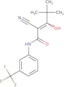 2-(2,2-dimethylpropanoyl)-3-hydroxy-3-((3-(trifluoromethyl)phenyl)amino)prop-2-enenitrile