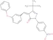 3-(tert-butyl)-1-(4-nitrophenyl)-4-((3-phenoxyphenyl)methylene)-2-pyrazolin-5-one