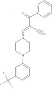 2-(phenylcarbonyl)-3-(4-(3-(trifluoromethyl)phenyl)piperazinyl)prop-2-enenitrile