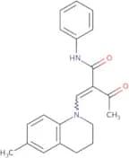 2-acetyl-3-(6-methyl(1,2,3,4-tetrahydroquinolyl))-N-phenylprop-2-enamide