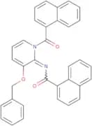 2-aza-1-naphthyl-2-(2-(naphthylcarbonyl)-6-(phenylmethoxy)(2-azinylidene))ethan-1-one
