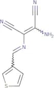 2-amino-1-(1-aza-2-(3-thienyl)vinyl)ethene-1,2-dicarbonitrile