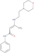 3-((2-morpholin-4-ylethyl)amino)-N-phenylbut-2-enamide