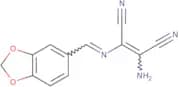 2-amino-1-(1-aza-2-benzo[3,4-d]1,3-dioxolen-5-ylvinyl)ethene-1,2-dicarbonitrile