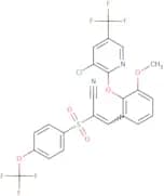 3-(2-(3-chloro-5-(trifluoromethyl)(2-pyridyl)oxy)-3-methoxyphenyl)-2-((4-(trifluoromethoxy)phenyl)…
