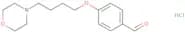 4-[4-(4-Morpholinyl)butoxy]benzaldehyde hydrochloride