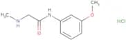 N-(3-Methoxyphenyl)-2-(methylamino)acetamide hydrochloride
