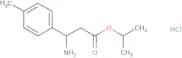 Propan-2-yl 3-amino-3-(4-methylphenyl)propanoate hydrochloride