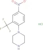 1-[4-Nitro-2-(trifluoromethyl)phenyl]piperazine hydrochloride