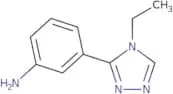 3-(4-Ethyl-4H-1,2,4-triazol-3-yl)aniline