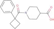 1-(1-Phenylcyclobutanecarbonyl)piperidine-4-carboxylic acid