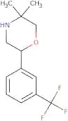 5,5-Dimethyl-2-[3-(trifluoromethyl)phenyl]morpholine