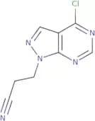 3-{4-Chloro-1H-pyrazolo[3,4-d]pyrimidin-1-yl}propanenitrile