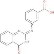 3-[(4-Oxo-3,4-dihydroquinazolin-2-yl)amino]benzoic acid