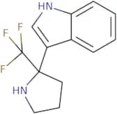 3-[2-(Trifluoromethyl)pyrrolidin-2-yl]-1H-indole