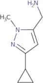 (3-Cyclopropyl-1-methyl-1H-pyrazol-5-yl)methanamine