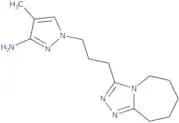 4-Methyl-1-(3-{5H,6H,7H,8H,9H-[1,2,4]triazolo[4,3-a]azepin-3-yl}propyl)-1H-pyrazol-3-amine