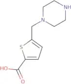 5-(Piperazin-1-ylmethyl)thiophene-2-carboxylic acid