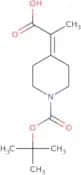 2-{1-[(tert-Butoxy)carbonyl]piperidin-4-ylidene}propanoic acid