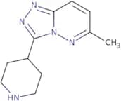 4-{6-Methyl-[1,2,4]triazolo[4,3-b]pyridazin-3-yl}piperidine