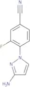 4-(3-Amino-1H-pyrazol-1-yl)-3-fluorobenzonitrile