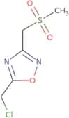 5-(Chloromethyl)-3-(methanesulfonylmethyl)-1,2,4-oxadiazole
