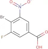 4-Bromo-3-fluoro-5-nitrobenzoic acid