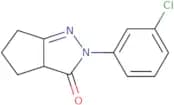 2-(3-Chlorophenyl)-2H,3H,3aH,4H,5H,6H-cyclopenta[C]pyrazol-3-one