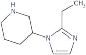 3-(2-Ethyl-1H-imidazol-1-yl)piperidine