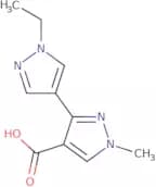 3-(1-Ethyl-1H-pyrazol-4-yl)-1-methyl-1H-pyrazole-4-carboxylic acid