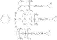 monoPHENYL FUNCTIONAL TRIS(EPOXY TERMINATED POLYDIMETHYLSILOXANE), 30-35 cSt