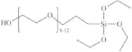 [HYDROXY(POLYETHYLENEOXY)PROPYL]TRIETHOXYSILANE, (8-12 EO), 50% in ethanol