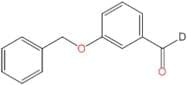 3-Benzyloxybenzaldehyde-α-d1