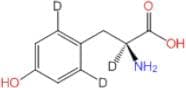 L-4-Hydroxyphenyl-2,6-d2-alanine-2-d1
