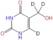 5-(Hydroxymethyl-d2)uracil-6-d1